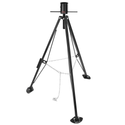 VEVOR 5Th Wheel Tripod Stabilizer, 5000 Lbs Load Capacity Tripod Fifth Wheel Stabilizer, 35"-57" Adjustable Height Rv Gooseneck Stabilizer, Tripod