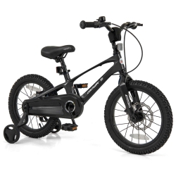 COSTWAY 16" Kid's Bike With Adjustable Handlebar & Saddle Dual Disc Brakes