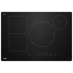 Whirlpool Intelligent 30" 4-Element Induction Cooktop (WCIT7530SB) - Black