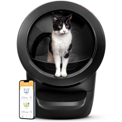LITTER-ROBOT 4 By Whisker - Automatic, Self-Cleaning Litter Box, Includes 1 Year Of Whiskercare In Black