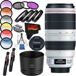 CANON Ef 100-400MM F/4.5-5.6L Is Ii Usm Lens International Version Professional Accessory Combo