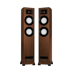 FLUANCE Ri91 Stereo Powered Floorstanding Tower Speakers With Amt Tweeters, 2X6.5", 150W Amp - HDMI, Bluetooth, & Rca