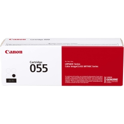 CANON Genuine Toner, Cartridge 055, Black, for Use With Lbp664CDw, Mf741CDw, Mf743CDw, Mf745CDw, Mf746CDw