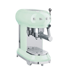SMEG - Ecf02Pgus 50's Style Manual Espresso Machine With 15 Bar Pressure -Pastel In Green