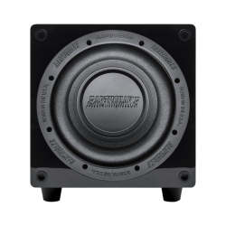 EARTHQUAKE SOUND Minime Dsp P8B 8” Powered Micro Subwoofer With Digital Signal Processing Piano Gloss Lacquer In Black