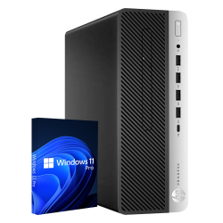 HP Refurbished (Good) - Prodesk Sff Windows 11 Pro Desktop Computer PC- Intel Quad-Core I7 Processor Up to 4.00Ghz, 16GB Ddr4 Ram, 512GB SSD