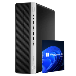 HP Refurbished (Good) - Sff Desktop Computer PC- Intel Core I5 Processor Up to 3.80Ghz, 16GB Ddr4 Ram, 512GB SSD, Windows 11 Pro Wireless Keyboard