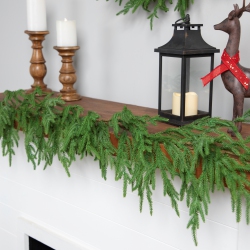 NORTHLIGHT Norfolk Pine Artificial Christmas Garland - 5' - Unlit