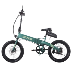 GOTRAX F1V2 Folding Electric Bike for Adults, 350W/48V 10.4Ah/32Kph/64Km/20" 2.6" Fat Tire E-Bike With Lcd Display