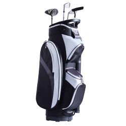 VEVOR 36” Golf Cart Bag \w 14 Way Organizer Divider Top, Multiple Pockets Premium Nylon Cart Bag, Durable Golf Bags \w Handles & Dust Cover &
