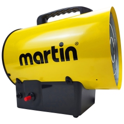 MARTIN Mb10 Forced Air Heater - 34, 000 Btu Propane Gas Portable Torpedo Heater for Construction; Jobsite Lp Salamander for Outdoor Use