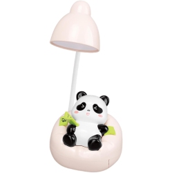 HTUTWOO Desk Lamp for Kids Panda Night Light Led Desk Lamp USB Rechargeable Reading Lamp With Drawer Dimmable Panda Table Lamp for Kids' Room Bedroom