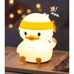 YOULIGHTS Cute Kids Night Light Night Lamp Night Lights for Kids Bedroom Toddler Baby Portable Silicone Battery Led Nightlight Nursery(Duck)
