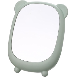 NESDCC Makeup Mirror Tabletop Vanity Mirror Wall Mountable Mirror(Green)