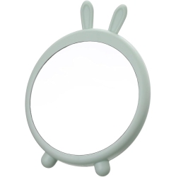 NESDCC Rabbit Ears Hanging Makeup Mirror Student Dormitory Cartoon Desktop High-Definition Makeup Mirror Single-Sided Bear Bracket Princess