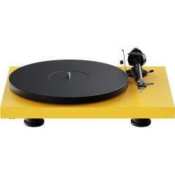 PRO-JECT Debut Evo 2 Turntable With Carbon Fibre Arm (Satin Golden Yellow)