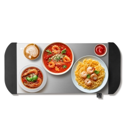 VEVOR Electric Warming Tray, Food Warming Trays, Warming Trays \w Adjustable Temperature Control, Portable Stainless Steel Food Warmer, Hot Plate