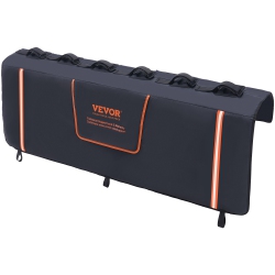 VEVOR 62" Tailgate Bike Pad, Truck Tailgate Pad Carry 6 Mountain Bikes, Upgraded Grooves Tailgate Protection Pad \w Reflective Strips, \w Camera