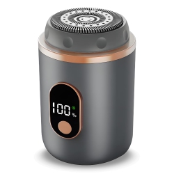 MYACUC Mini Electric Razor for Men USB Rechargeable Portable Shaver With Electric-Quantity Display Pocket Size Wet And Dry Razor for Home, Car, Travel