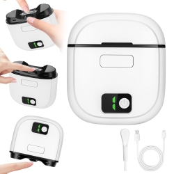 MYACUC Electric Nail Clippers, 3-Speed Adjustable Automatic Nail Clippers, Nail Clippers \w Led Indicator Lights, USB Rechargeable Electric Nail