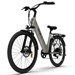 5TH WHEEL Electric Bike for Adult With 350W Motor, 26" Ebike With 36V 10.4Ah Removable Battery Ebike, Electric Bicycle With 7 Speed, Ul2849