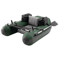 Intex Big Catch1-Person Fishing Inflatable Tube with Oars