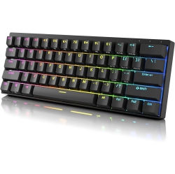 DURGOD Venus 60% RGB Mechanical Gaming Keyboard | 61 Keys | USB Type C - Brand New