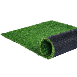 VEVOR 3 X 5 Ft Artifical Grass, Rug Turf, 1.38" Fake Door Mat Outdoor Patio Lawn Decoration, Easy to Clean \w Drainage Holes, for Multi-Purpose