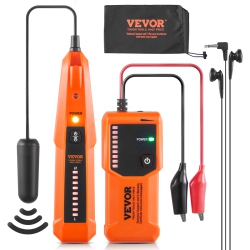 VEVOR 3 Ft Underground Cable Locator. Detection Depth, Wire Tracer Break Detector Finder, 1000 Ft Max.detection Length Cable Tester for Pet Fence