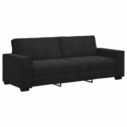 VIDAXL 3-Seater Sofa 180 Cm Velvet In Black