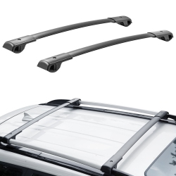 VEVOR Roof Rack Cross Bars, Fit for 2014-2021 Subaru Forester \w Raised Side Rails, 200 Lbs Load Capacity, Aluminum Crossbars \w Locks, for Rooftop