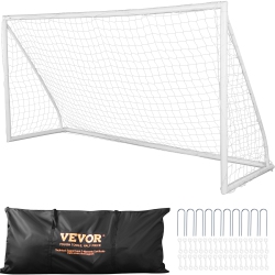 VEVOR 12X6 Ft Portable Soccer Goal, Soccer Net, Adults Kids Backyard Soccer Net, Practice Soccer Net, Youth Training Soccer Goal Set, All-Weather