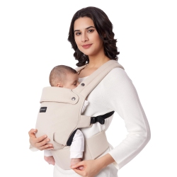 MOMCOZY Baby Carrier - Ergonomic, Cozy And Lightweight Carrier for 7-44Lbs, Effortless to Put On, Ideal for Hands-Free Parenting, Enhanced Lumbar