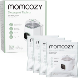 MOMCOZY Official Washing Block, 120 Tablets for Kleanpal Pro Baby Bottle Washer – Effective Cleaning & Odor Removal
