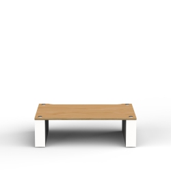 BLOK HIFI Blok Stax 2G - 170 Shelf Component (7 3/16" High) - Satin White/natural Ash