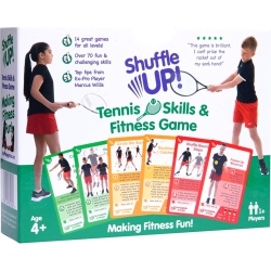 PETGINHOME Shuffle Up Soccer Card Games - 70+ Fun & Active Skills Cards for Kids, Fitness Cards Develop Fundamentals, Stamina & Strength, Easy To