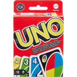 PETGINHOME Mattel Games Uno Family Card Game, With 112 Cards In A Sturdy Storage Tin, Travel-Friendly, Makes A Great Game for 7 Year Olds And Up​