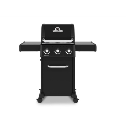 BROIL KING Crown 310 3-Burner Natural Gas Grill In Black- 864057