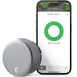 AUGUST Wi-Fi Smart Lock (4Th Generation) - In Silver