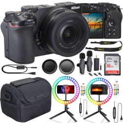 NIKON Z30 Mirrorless Camera Bundle for Youtubers Vloggers Contect Creators