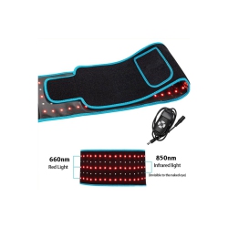 MYACUC 105 Leds With 650-850 Wavelength Light Waist Belt, Infra Heat Therapy Pad In Red