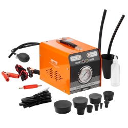 VEVOR Automotive Smoke Machine Leak Detector, Evap Smoke Machine Leak Tester \w Built-In Air Pump & Pressure Gauge, Dual-Mode Diagnostic Leak