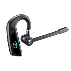 GREEN SCENIC Bluetooth Headset Hands-Free Wireless Headset Business Driving Sports Headset In Black