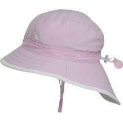 CALIKIDS Quick Dry Beach Hat (Uv 50+) - Tulle (S, 6-12 Months) In Pink