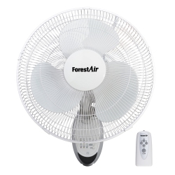 FOREST AIR 16-Inch Wall-Mounted Fan – Space-Saving, Powerful Cooling With Adjustable Speeds And 90-Degree Oscillation