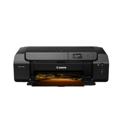 CANON Pixma Pro-200S Professional 13" Wireless Inkjet Photo Printer With 3.0" Color Lcd Monitor, 8-Color Dye-Based Ink In Black