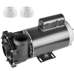 VEVOR 2 Speed Spa Pump, 56-Frame, Ac 220-240V Hot Tub Spa Pump, 4HP/210Gpm/65.61Ft High Speed Or 0.7HP/103Gpm/16.07Ft Low Speed, 2" Port 90°