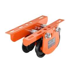 VEVOR 2.68"-4.33" Adjustable Beam Flange Width, Electric Hoist Manual Trolley, 2200 Lbs/1 Ton Capacity for Pa200 Pa250 Pa300 Pa400 Pa500, Push Beam