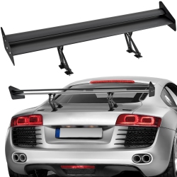 VEVOR 53.1 Inch Gt Wing Car Spoiler, Universal Spoiler \w Double Deck, Adjustable Lightweight Aluminum, Car Rear Spoiler Wing, Racing Spoiler
