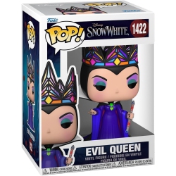 POP Disney Snow 3.75 Inch Action Figure - Evil Queen (Black & Purple Gown) #1422 In White